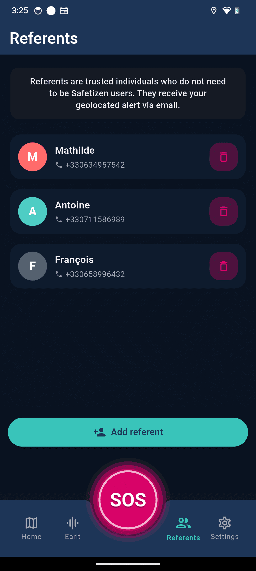 Safetizen - Application mobile — capture 4